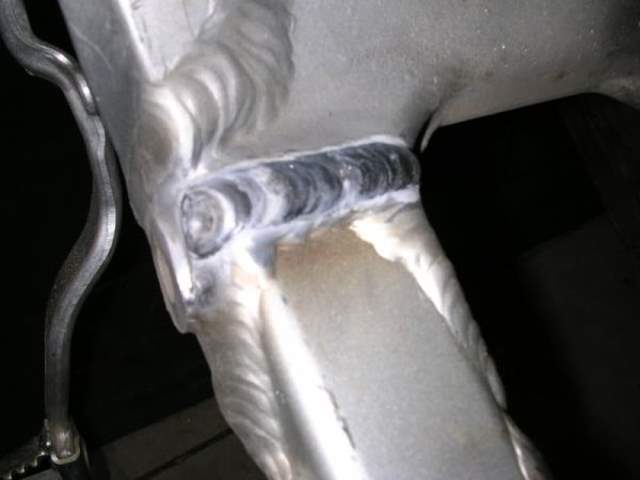 Aluminum ATV frame repair